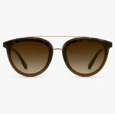 KREWE Eyewear CLIO NYLON | Fennel to Hazel 24K