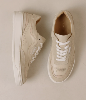  Alohas TB.87 Vintage - Beige Leather Sneakers