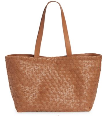 Madewell Medium Woven Leather Tote