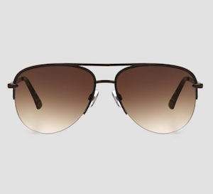 Target Women's Tortoise Shell Print Aviator Sunglasses