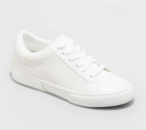  Target Women's Maddison White Sneakers - A New Day