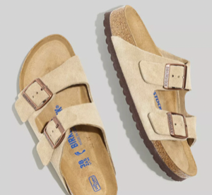 Birkenstock Arizona Soft Footbed Sandals in Nubuck