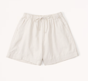 Abercrombie &amp; Fitch Linen-Blend Pull-On Short