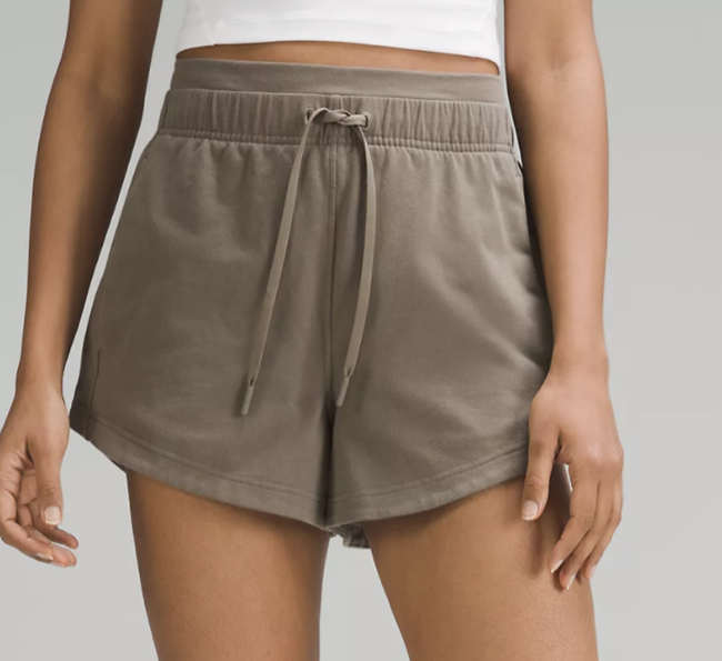 Lululemon Inner Glow High-Rise Short 3" in Nomad 