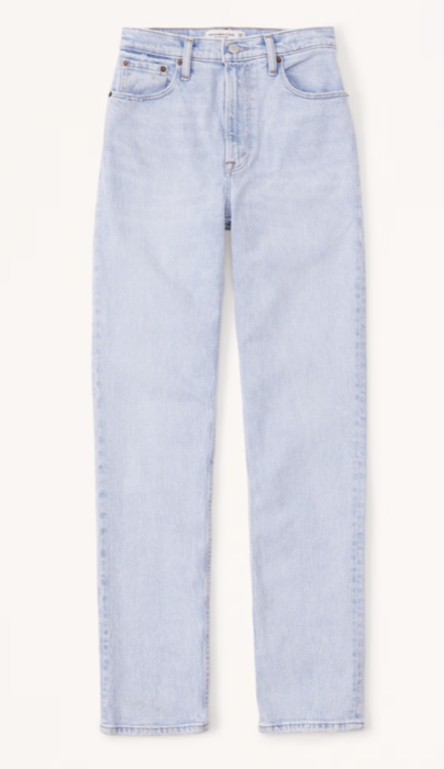 Abercrombie Ultra High Rise 90s Straight Jean