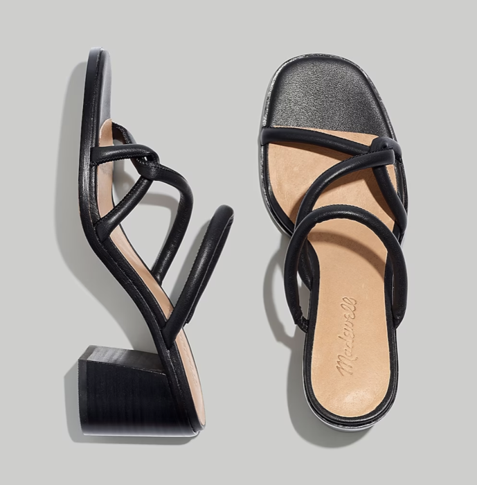 Madewell The Tayla Sandal in Leather