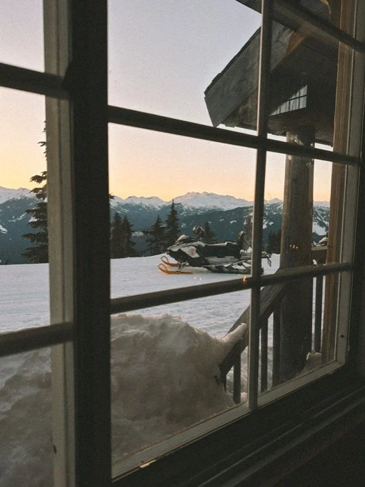 Spring skiing and snowmobiling in Whistler Blackcomb