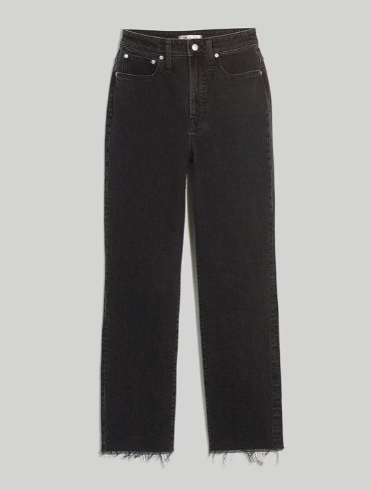 Madewell The Petite Perfect Vintage Straight Jean in Lunar Wash