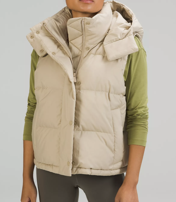 Lululemon Wunderpuff Cropped Vest (size 4)