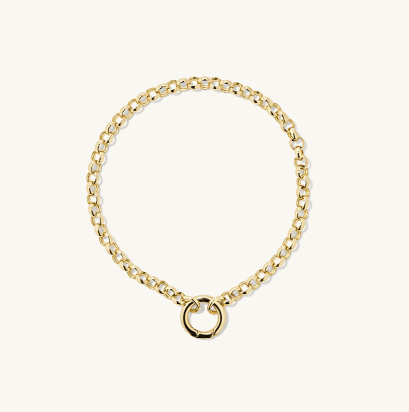 Rolo Chain Charm Bracelet (6in)