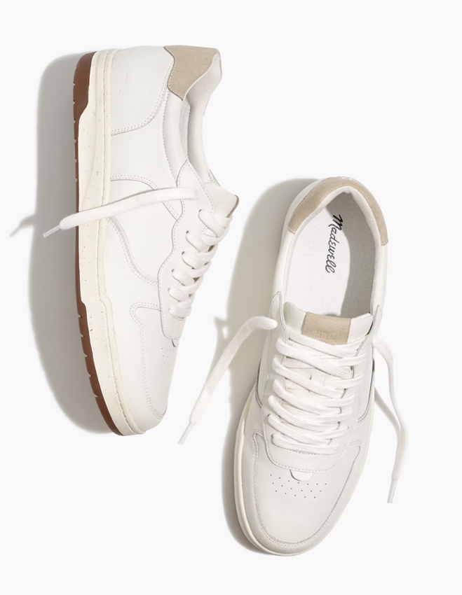 Madewell Court Sneaker In Colorblock Leather and Suede