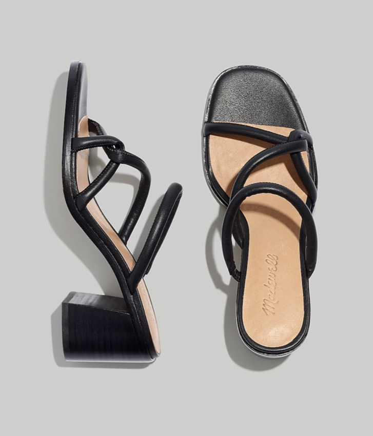 Madewell The Tayla Sandal in Leather