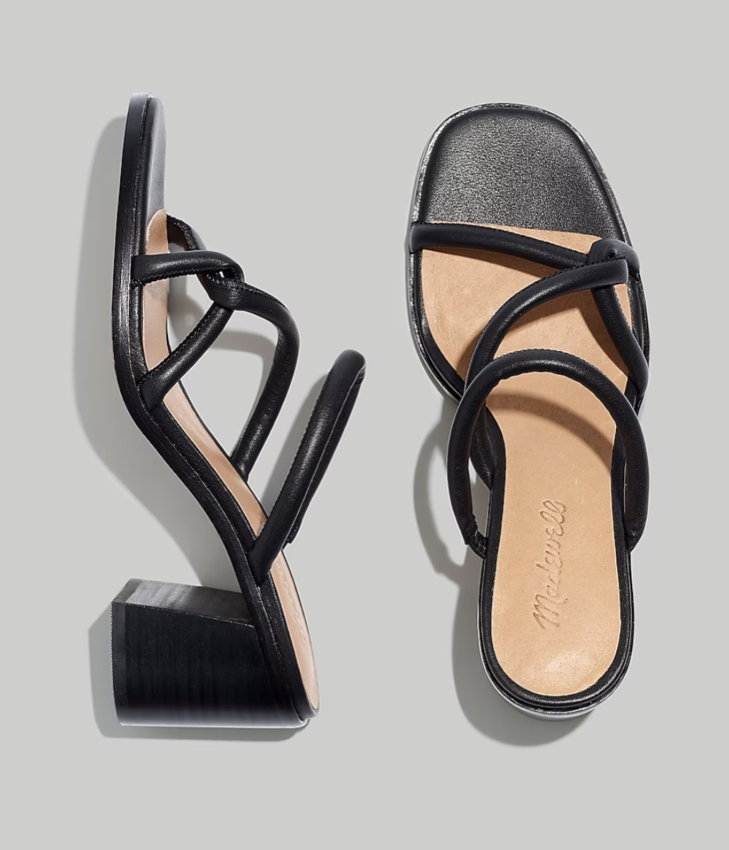 Madewell The Tayla Sandal in Leather