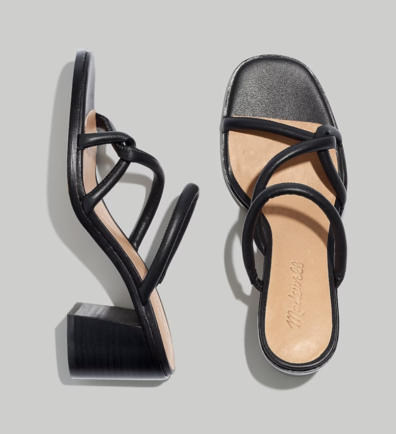 Madewell The Tayla Sandal in Leather