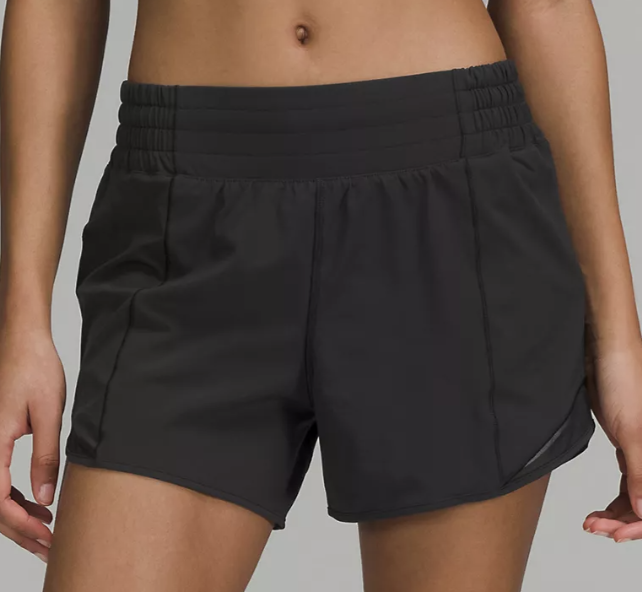 Lululemon Hotty Hot High Rise Lined Short 4" 