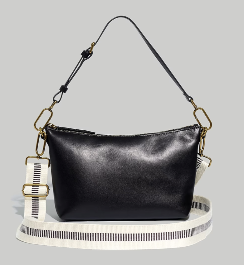 Madewell The Leather Carabiner Crossbody Sling Bag