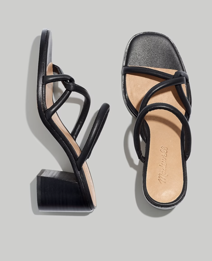 Madewell The Tayla Sandal in Leather