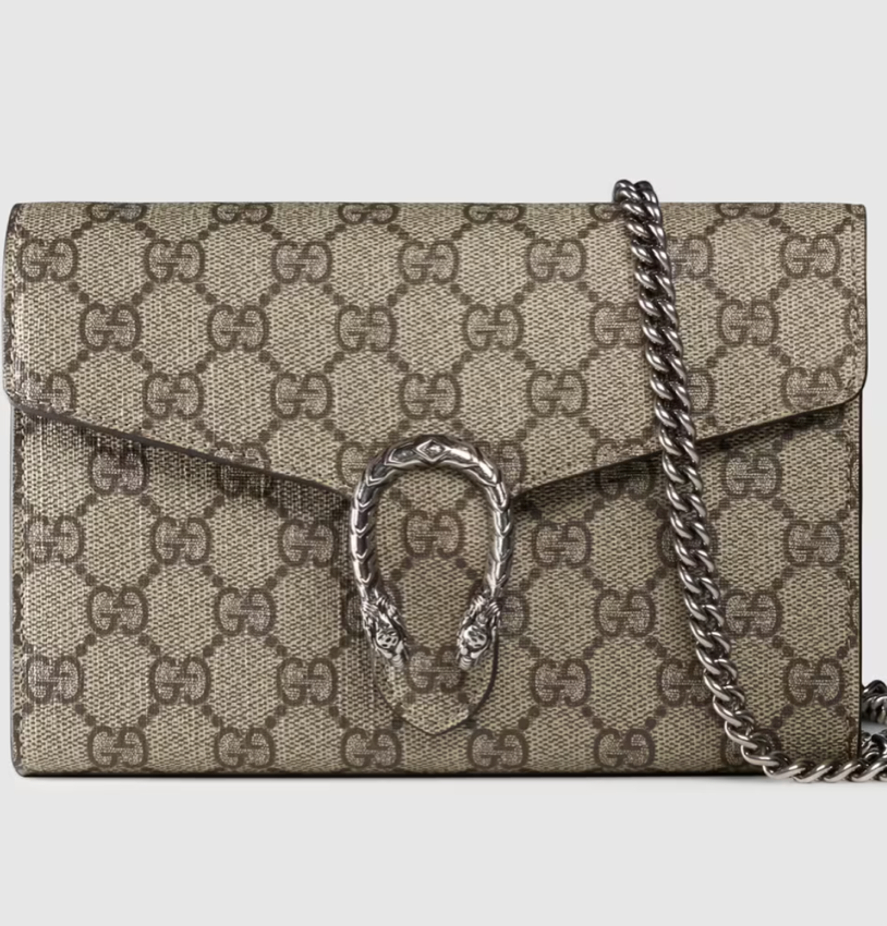 Gucci Dionysus GG Supreme Chain Wallet