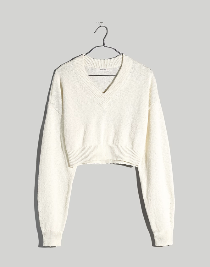 Madewell Supercrop Pullover Sweater 