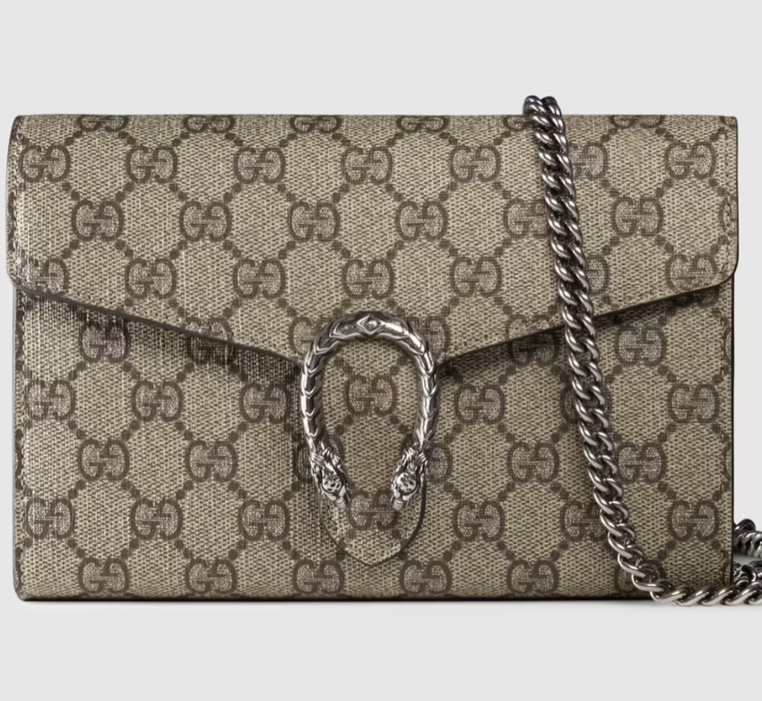 Gucci Dionysus GG Supreme Chain Wallet