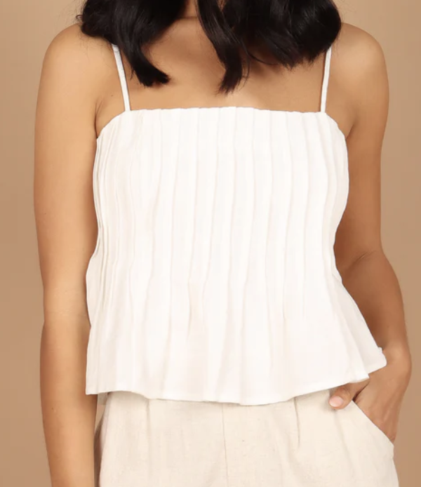 Petal &amp; Pup Lisa Peplum Top - Ivory
