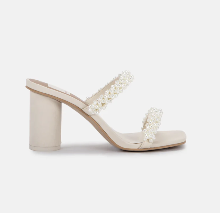 Dolce Vita Noel Heels Vanilla Pearls
