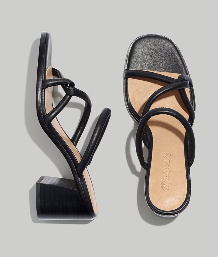 Madewell The Tayla Sandal in Leather 