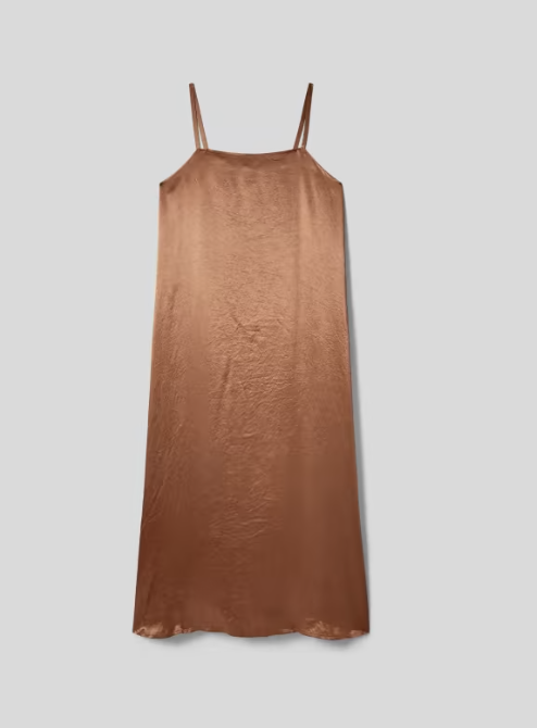 Everlane The Satin Square-Neck Slip Dress