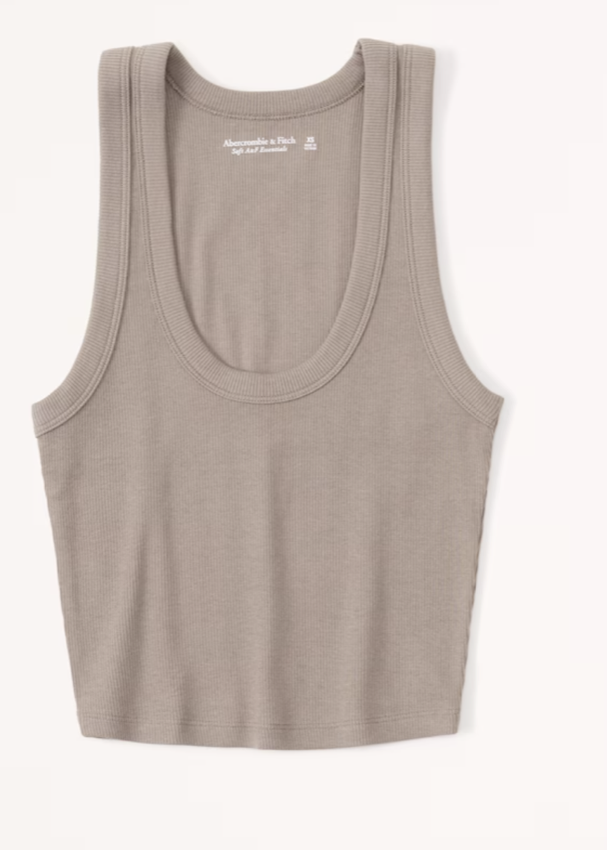 Abercrombie &amp; Fitch Essential Scoopneck Tank