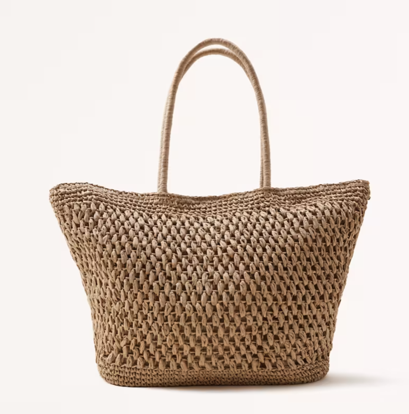 Abercrombie Packable Beach Tote Bag