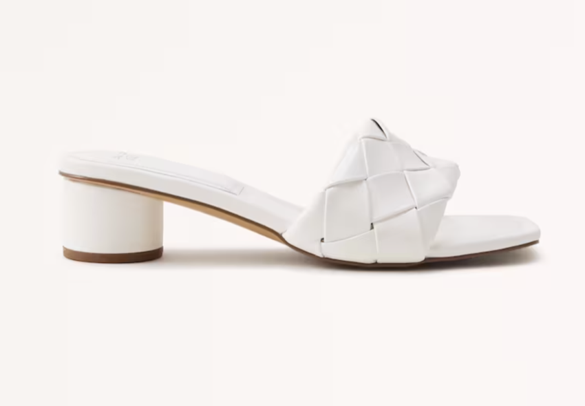 Abercrombie Basketweave Heel Sandals
