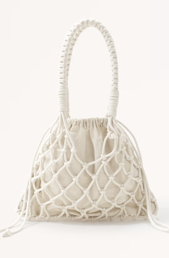 Abercrombie Macrame Bucket Bag
