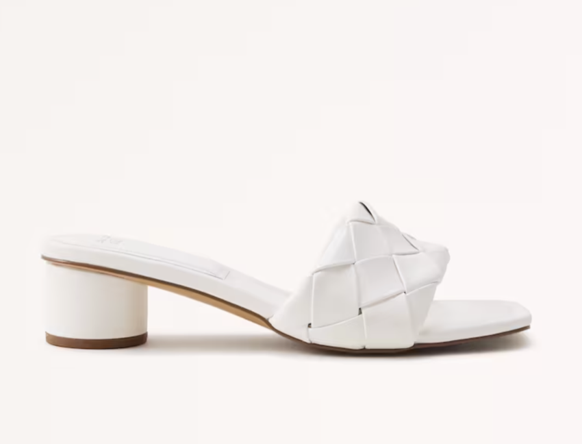 Abercrombie Basketweave Heel Sandals