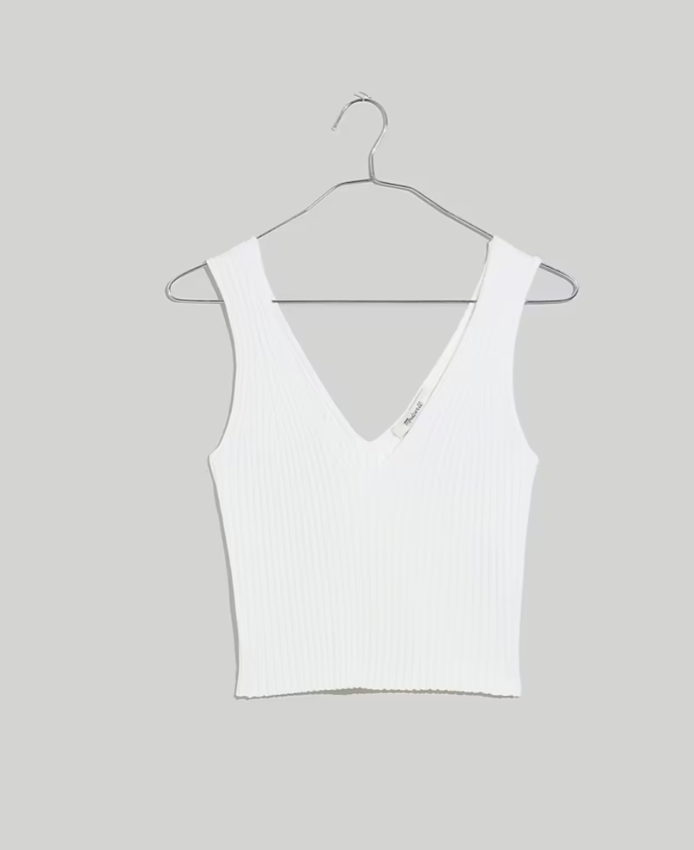 Madewell V-Neck Sweater Tank