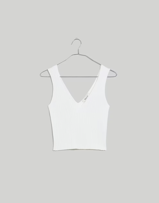 Madewell V-Neck Sweater Tank
