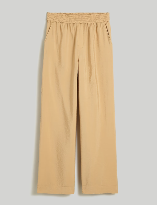 Madewell The Petite Carley Wide-Leg Pant in Softdrape