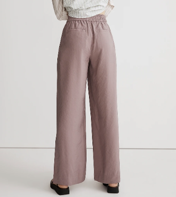Madewell The Petite Carley Wide-Leg Pant in Softdrape