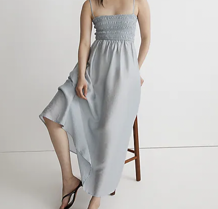 Madewell Theo Sleeveless Midi Dress