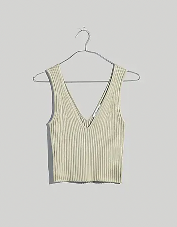 Madewell V-Neck Sweater Tank