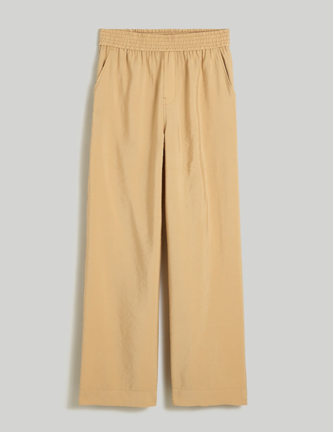 Madewell The Petite Carley Wide-Leg Pant in Softdrape