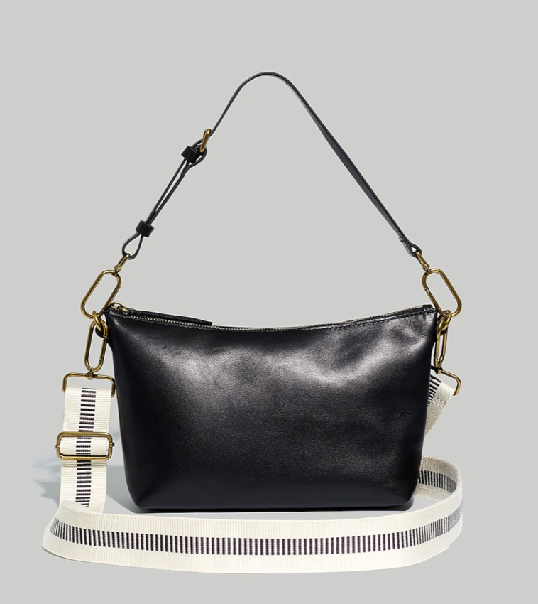 Madewell The Leather Carabiner Crossbody Sling Bag