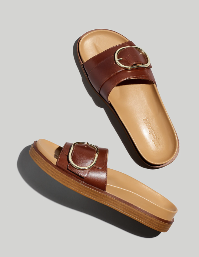 Madewell The Dayna Buckle-Strap Sandals