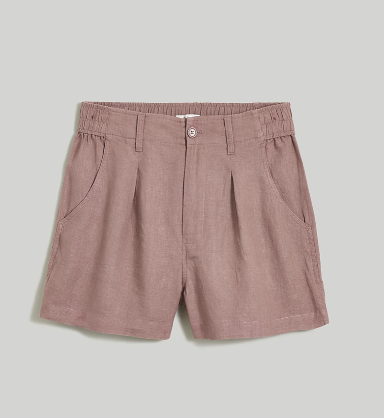 Madewell The Neale Short in 100% Linen (size 00)