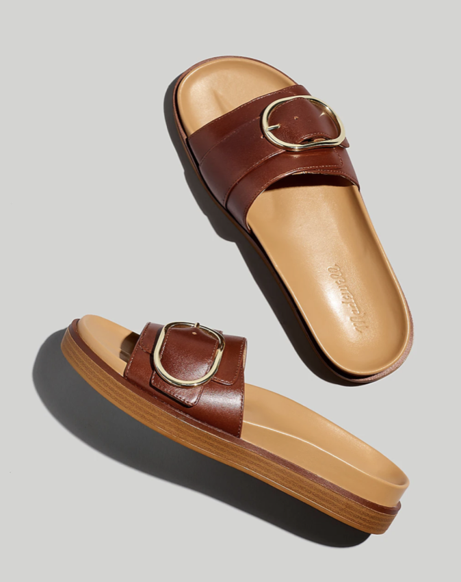 Madewell The Dayna Buckle-Strap Sandals