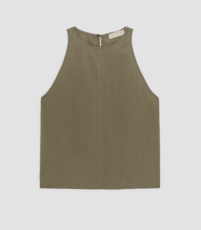 Everlane The Linen High-Neck Tank