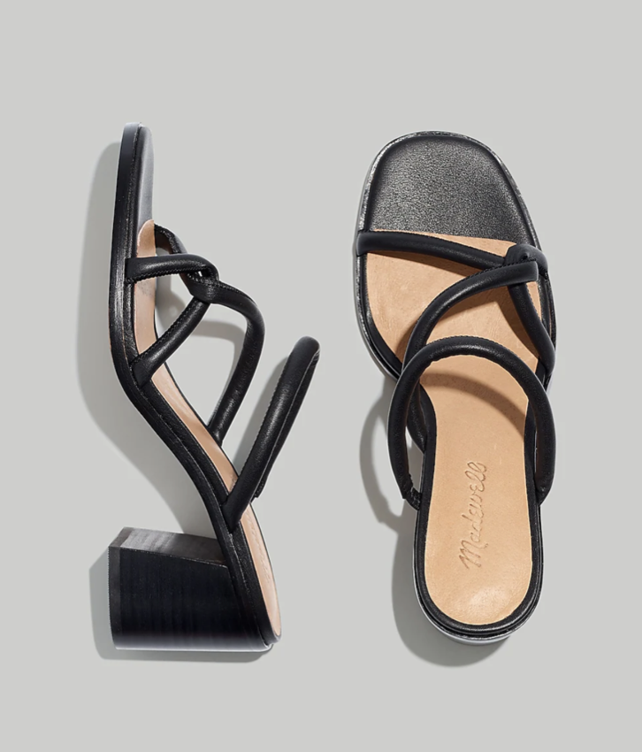 Madewell The Tayla Sandal in Leather