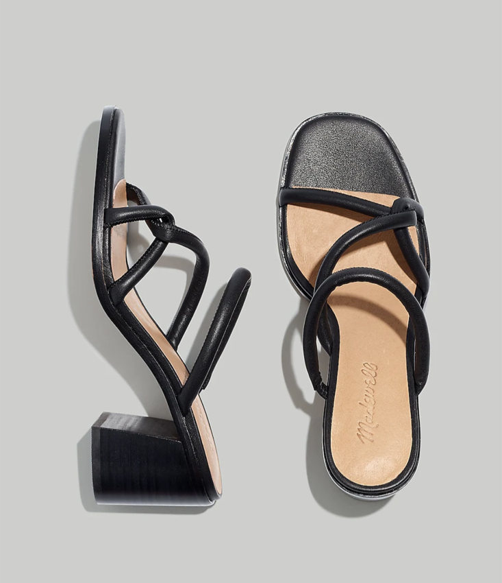 Madewell The Tayla Sandal in Leather
