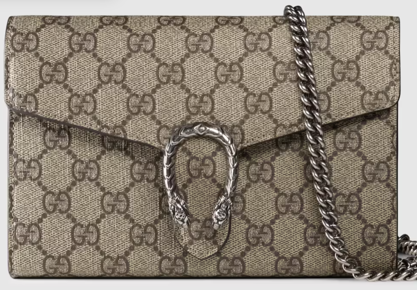Gucci Dionysus GG Supreme Chain Wallet