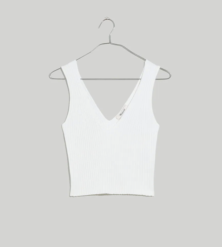 Madewell The V-Neck Sweater Tank