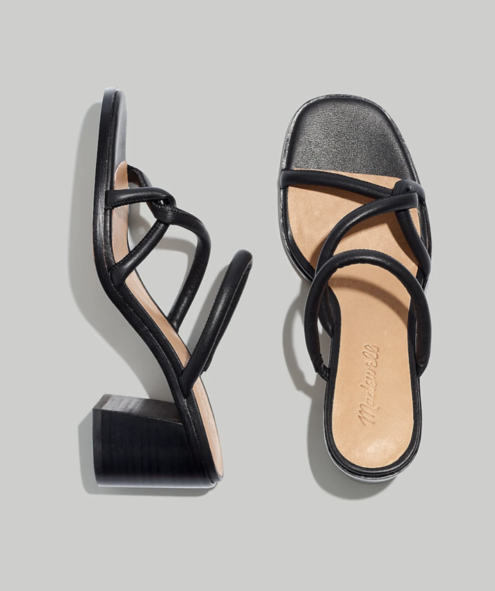 Madewell The Tayla Sandal in Leather